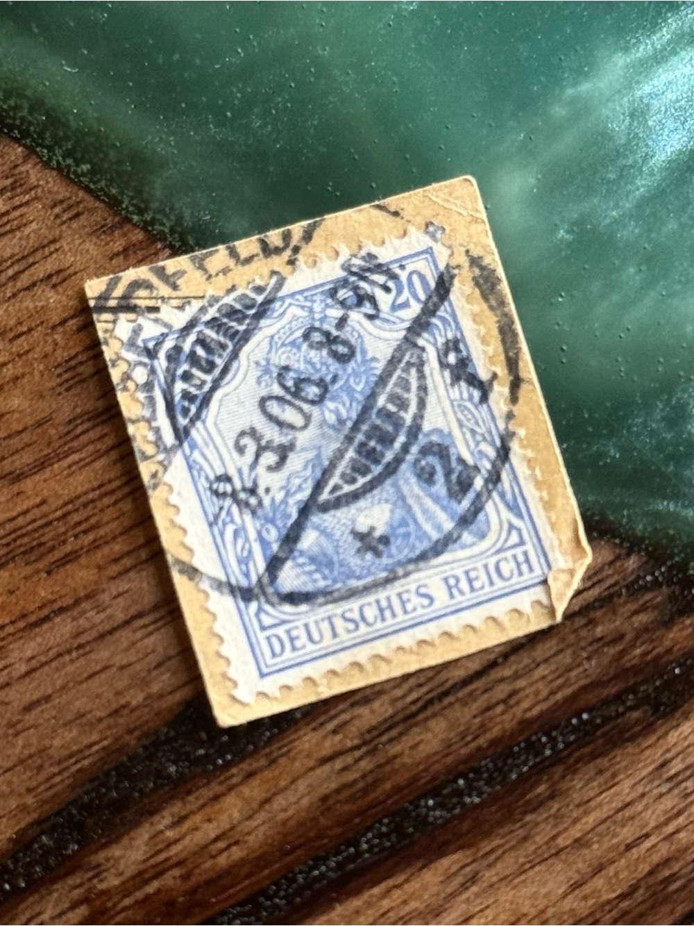Germany Deutsches Reich Germania - 20 Pfennig 1905 Antique Vintage Postage Stamp
